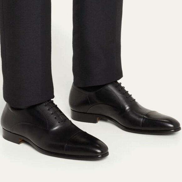 Magnanni Men's Segovia Cap-Toe Leather Oxfords, size 11M - Picture 1 of 14